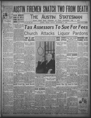 The Austin Statesman (Austin, Tex.), Vol. 55, No. 125, Ed. 1 Friday, November 6, 1925