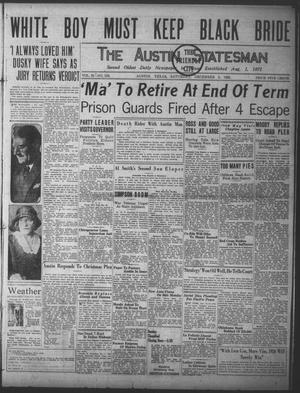 The Austin Statesman (Austin, Tex.), Vol. 55, No. 153, Ed. 1 Saturday, December 5, 1925