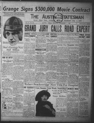The Austin Statesman (Austin, Tex.), Vol. 55, No. 155, Ed. 1 Monday, December 7, 1925