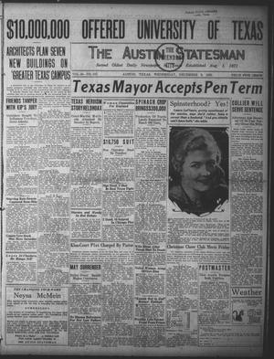 The Austin Statesman (Austin, Tex.), Vol. 55, No. 157, Ed. 1 Wednesday, December 9, 1925