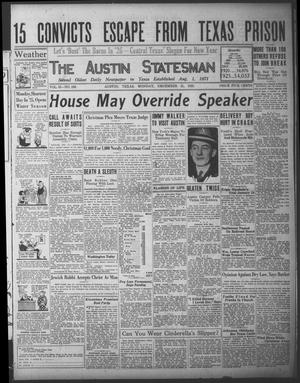 The Austin Statesman (Austin, Tex.), Vol. 55, No. 169, Ed. 1 Monday, December 21, 1925