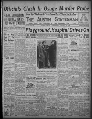 The Austin Statesman (Austin, Tex.), Vol. 55, No. 185, Ed. 1 Wednesday, January 6, 1926