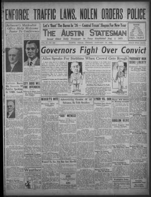 Primary view of object titled 'The Austin Statesman (Austin, Tex.), Vol. 55, No. 194, Ed. 1 Friday, January 15, 1926'.
