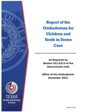 Report of the Ombudsman for Children and Youth in Foster Care