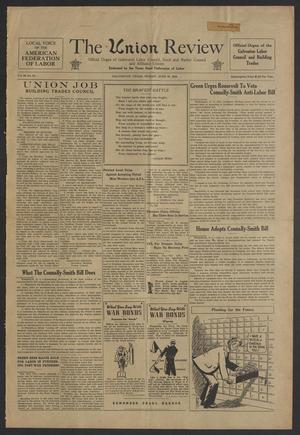 The Union Review (Galveston, Tex.), Vol. 24, No. 10, Ed. 1 Friday, June 25, 1943