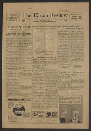 The Union Review (Galveston, Tex.), Vol. 24, No. 16, Ed. 1 Friday, August 6, 1943