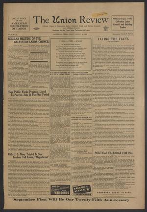 The Union Review (Galveston, Tex.), Vol. 25, No. 18, Ed. 1 Friday, August 18, 1944