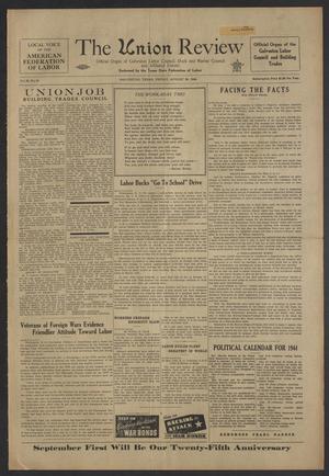 The Union Review (Galveston, Tex.), Vol. 25, No. 19, Ed. 1 Friday, August 25, 1944