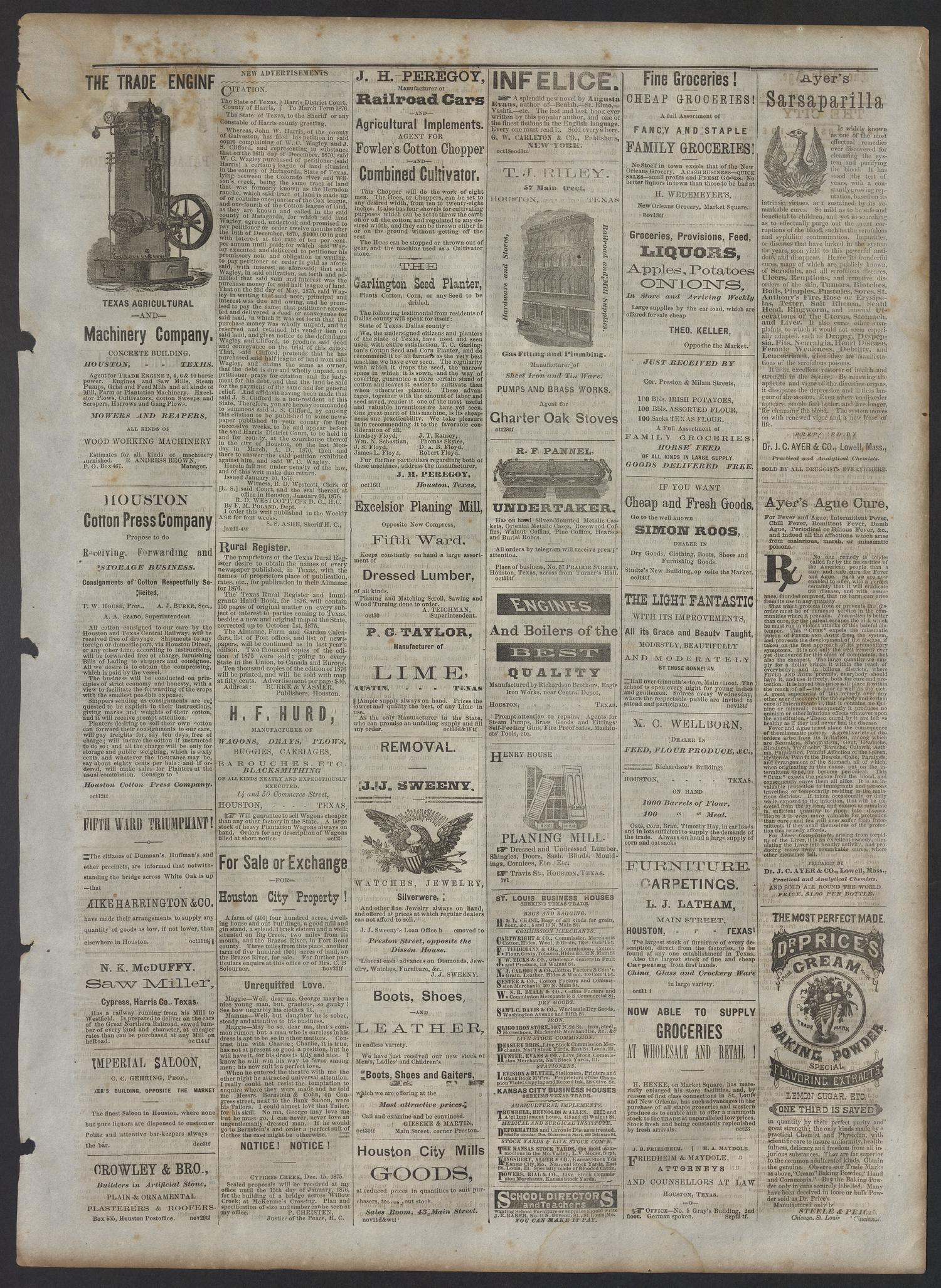 The Age. (Houston, Tex.), Vol. 5, No. 179, Ed. 1 Friday, January 21, 1876
                                                
                                                    [Sequence #]: 3 of 4
                                                