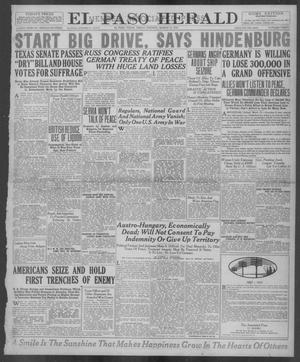 El Paso Herald (El Paso, Tex.), Ed. 1, Friday, March 15, 1918