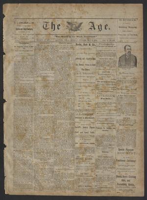 Primary view of object titled 'The Age. (Houston, Tex.), Vol. 5, No. 272, Ed. 1 Tuesday, May 9, 1876'.