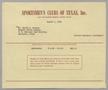 Text: [Invoice for Membership, Sportmen's Clubs of Texas, Inc., #2]