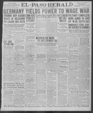 El Paso Herald (El Paso, Tex.), Ed. 1, Monday, November 11, 1918