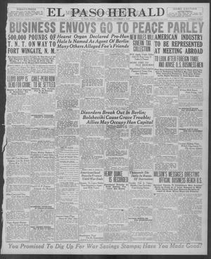 El Paso Herald (El Paso, Tex.), Ed. 1, Friday, December 6, 1918