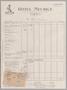 Text: [Itemized Bill for Hotel Charges: Hotel Meurice, June 11-13, 1949]