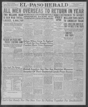 El Paso Herald (El Paso, Tex.), Ed. 1, Friday, December 20, 1918