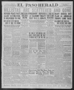 Primary view of object titled 'El Paso Herald (El Paso, Tex.), Ed. 1, Monday, June 16, 1919'.