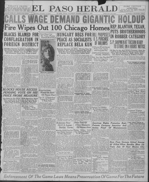 El Paso Herald (El Paso, Tex.), Ed. 1, Saturday, August 2, 1919