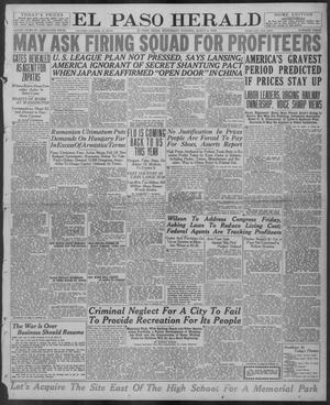 El Paso Herald (El Paso, Tex.), Ed. 1, Wednesday, August 6, 1919