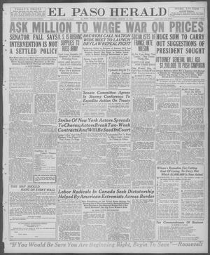El Paso Herald (El Paso, Tex.), Ed. 1, Wednesday, August 13, 1919