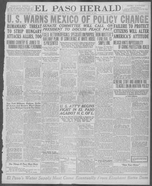 El Paso Herald (El Paso, Tex.), Ed. 1, Thursday, August 14, 1919