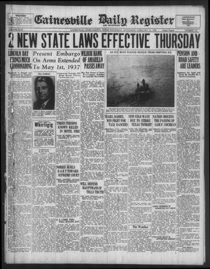 Gainesville Daily Register and Messenger (Gainesville, Tex.), Vol. 46, No. 142, Ed. 1 Wednesday, February 12, 1936
