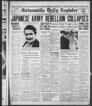 Gainesville Daily Register and Messenger (Gainesville, Tex.), Vol. 46, No. 157, Ed. 1 Saturday, February 29, 1936
