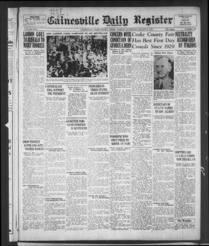 Primary view of object titled 'Gainesville Daily Register and Messenger (Gainesville, Tex.), Vol. 46, No. 308, Ed. 1 Tuesday, August 25, 1936'.