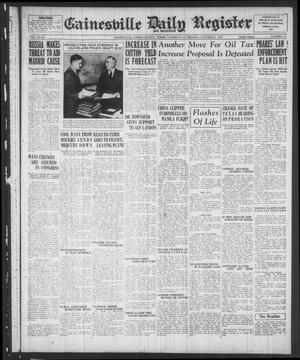 Gainesville Daily Register and Messenger (Gainesville, Tex.), Vol. 47, No. 33, Ed. 1 Thursday, October 8, 1936