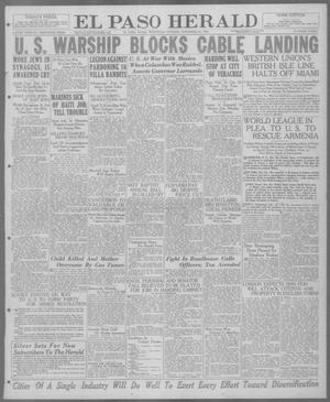 El Paso Herald (El Paso, Tex.), Ed. 1, Wednesday, November 24, 1920