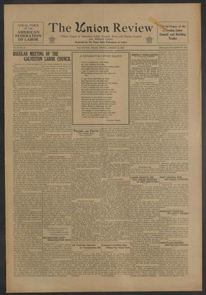 The Union Review (Galveston, Tex.), Vol. 21, No. 17, Ed. 1 Friday, August 16, 1940