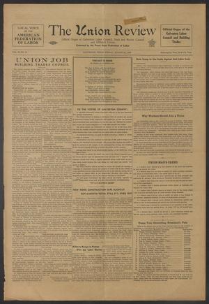 The Union Review (Galveston, Tex.), Vol. 29, No. 19, Ed. 1 Friday, August 20, 1948