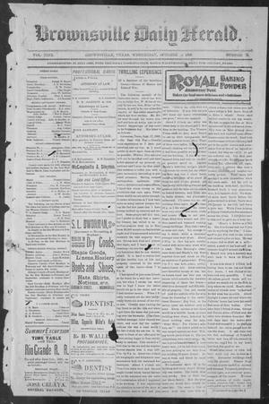 Brownsville Daily Herald (Brownsville, Tex.), Vol. NINE, No. 79, Ed. 1, Wednesday, October 3, 1900