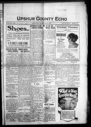 Primary view of object titled 'Upshur County Echo (Gilmer, Tex.), Vol. 25, No. 35, Ed. 1 Thursday, April 26, 1923'.