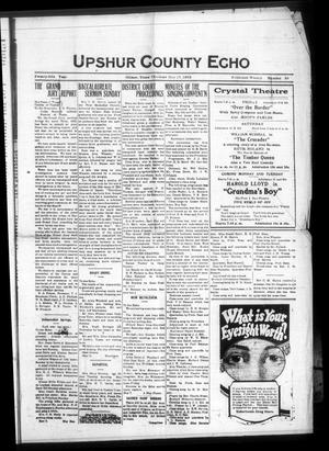 Upshur County Echo (Gilmer, Tex.), Vol. 25, No. 38, Ed. 1 Thursday, May 17, 1923