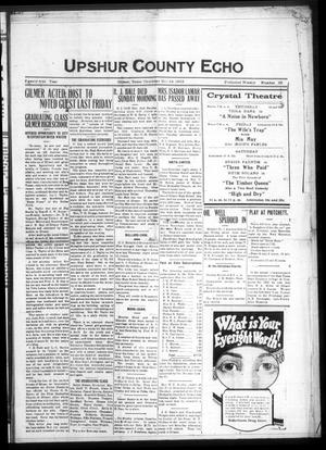 Upshur County Echo (Gilmer, Tex.), Vol. 25, No. 39, Ed. 1 Thursday, May 24, 1923