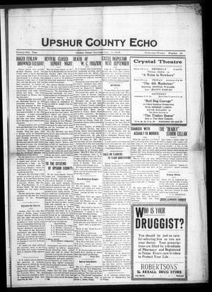 Upshur County Echo (Gilmer, Tex.), Vol. 25, No. 43, Ed. 1 Thursday, June 21, 1923
