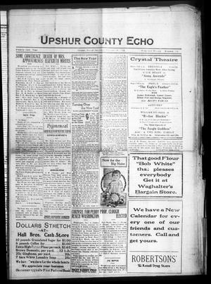 Primary view of object titled 'Upshur County Echo (Gilmer, Tex.), Vol. 26, No. 15, Ed. 1 Thursday, December 6, 1923'.