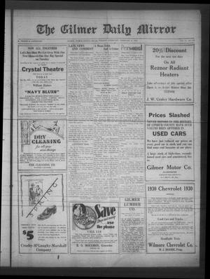 The Gilmer Daily Mirror (Gilmer, Tex.), Vol. 14, No. 285, Ed. 1 Tuesday, February 11, 1930