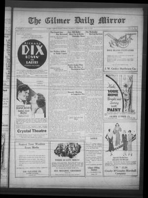 The Gilmer Daily Mirror (Gilmer, Tex.), Vol. 15, No. 35, Ed. 1 Thursday, April 24, 1930