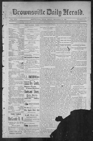 Brownsville Daily Herald (Brownsville, Tex.), Vol. NINE, No. 147, Ed. 1, Friday, December 21, 1900
