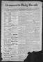 Primary view of Brownsville Daily Herald (Brownsville, Tex.), Vol. NINE, No. 150, Ed. 1, Wednesday, December 26, 1900