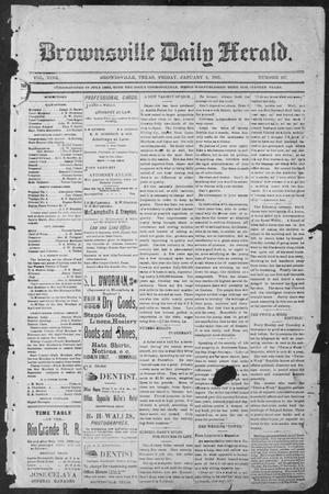 Brownsville Daily Herald (Brownsville, Tex.), Vol. NINE, No. 157, Ed. 1, Friday, January 4, 1901