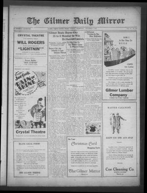 The Gilmer Daily Mirror (Gilmer, Tex.), Vol. 15, No. 231, Ed. 1 Tuesday, December 9, 1930