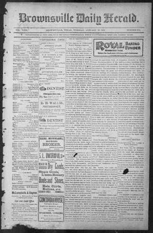 Brownsville Daily Herald (Brownsville, Tex.), Vol. NINE, No. 178, Ed. 1, Tuesday, January 29, 1901