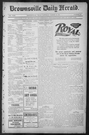 Brownsville Daily Herald (Brownsville, Tex.), Vol. NINE, No. 218, Ed. 1, Saturday, March 16, 1901