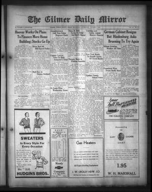 The Gilmer Daily Mirror (Gilmer, Tex.), Vol. 16, No. 177, Ed. 1 Wednesday, October 7, 1931