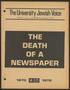 Thumbnail image of item number 1 in: 'The University Jewish Voice, February 6, 1972'.