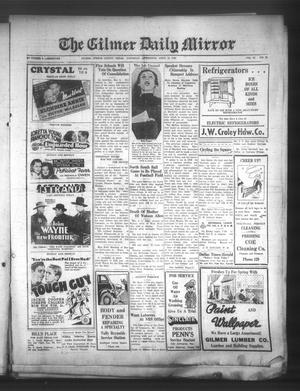 The Gilmer Daily Mirror (Gilmer, Tex.), Vol. 21, No. 31, Ed. 1 Saturday, April 18, 1936