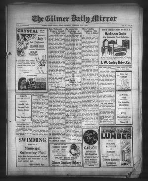 Primary view of object titled 'The Gilmer Daily Mirror (Gilmer, Tex.), Vol. 21, No. 94, Ed. 1 Wednesday, July 1, 1936'.